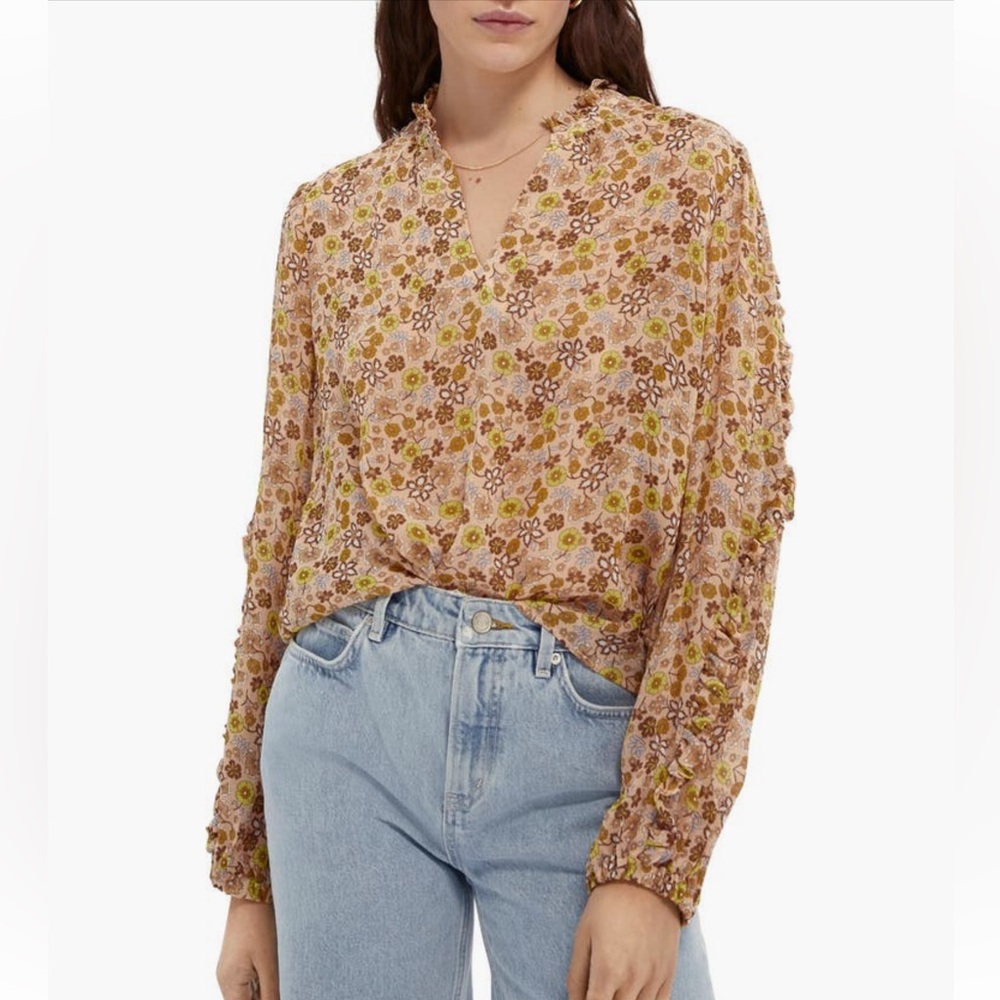 🎯Scotch & Soda women’s Chiffon Top